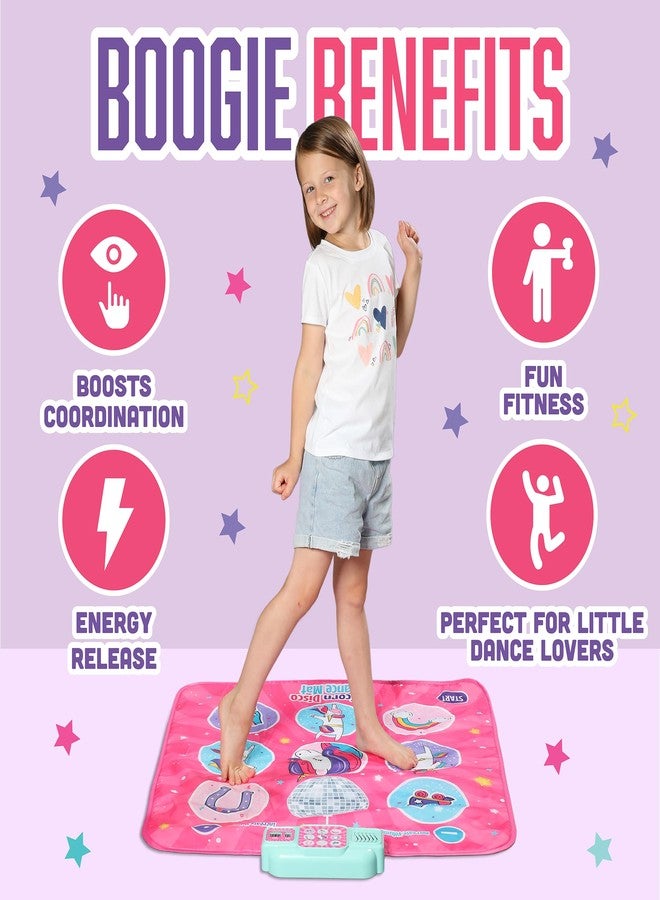 Klevly Unicorn Dance Mat for Kids Ages 6+ | Plays 5 Levels & 5 Songs | Unicorn Gifts for 6 Year Old Girl | Toys for Girls | Gifts for Girls - Image 2